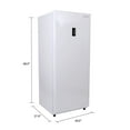 thumbnail image 4 of Hamilton Beach 14 cu. ft. Upright Convertible Refrigerator/Freezer, 4 of 8