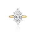 thumbnail image 1 of Lab Created Marquise Cut Solitaire Diamond Ring, 1 of 7