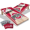 thumbnail image 1 of YouTheFan Ohio State Buckeyes 2'x4' Cornhole Board Set, 1 of 6
