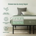 thumbnail image 5 of ZINUS Night Therapy 12” Cooling Memory Foam Mattress Set with Antimicrobial Cover - Available in Twin, Full, Queen, King, 5 of 13