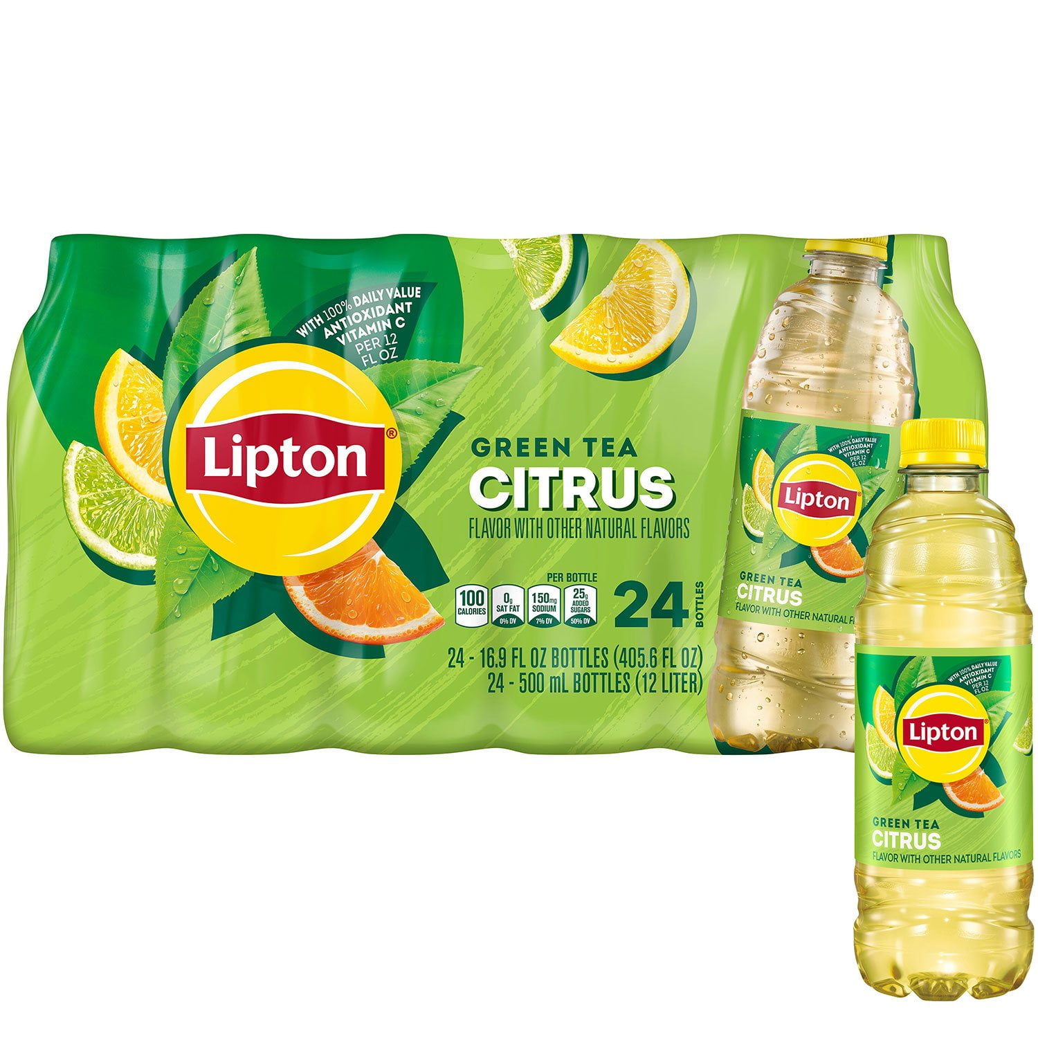 Lipton Green Tea Citrus Iced Tea 16.9 fl. oz., 24 pk. - Samsclub.com