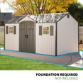 thumbnail image 2 of Lifetime 15' x 8' Outdoor Storage Shed, 2 of 12