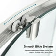thumbnail image 15 of Breeze 36” x 36” x 77” Corner Shower Kit with Clear Glass, Walls, Base and Hardware, 15 of 20