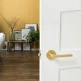 thumbnail image 2 of Explore Hardware Satin Gold Champagne Collection Door Handle, 2 Pack, 2 of 4