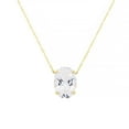 thumbnail image 3 of Lab Created Gemstone Necklace in 14K Yellow Gold, 3 of 9