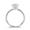 thumbnail image 4 of Lab Created Oval Cut Diamond Solitaire Ring in 18K Gold, 4 of 9