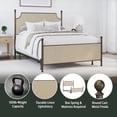 thumbnail image 4 of HH2Home McArthur Metal and Upholstered Bed, 4 of 11