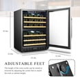 thumbnail image 13 of Lanbo 24 Inch 51 Bottle Wine Cooler Fridge, 13 of 15