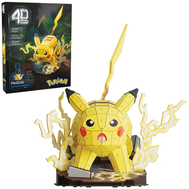 4D Build Pokémon 3D Puzzle Model Kit, Desk Décor, Shelf Display