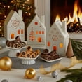 thumbnail image 4 of Ceramic Village Luminaries with Treats, 3-Pack, 4 of 6
