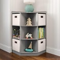 thumbnail image 1 of RiverRidge Kids Corner Playroom 6 Cubby Cabinet with 4 Folding Storage Bins, 1 of 7