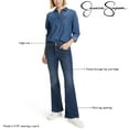 thumbnail image 4 of Jessica Simpson Women's High Rise Flare Jean, 4 of 11