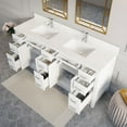 thumbnail image 6 of Studio Bathe Calais 75-inch Bathroom Vanity With Engineered Stone Countertop, 6 of 9