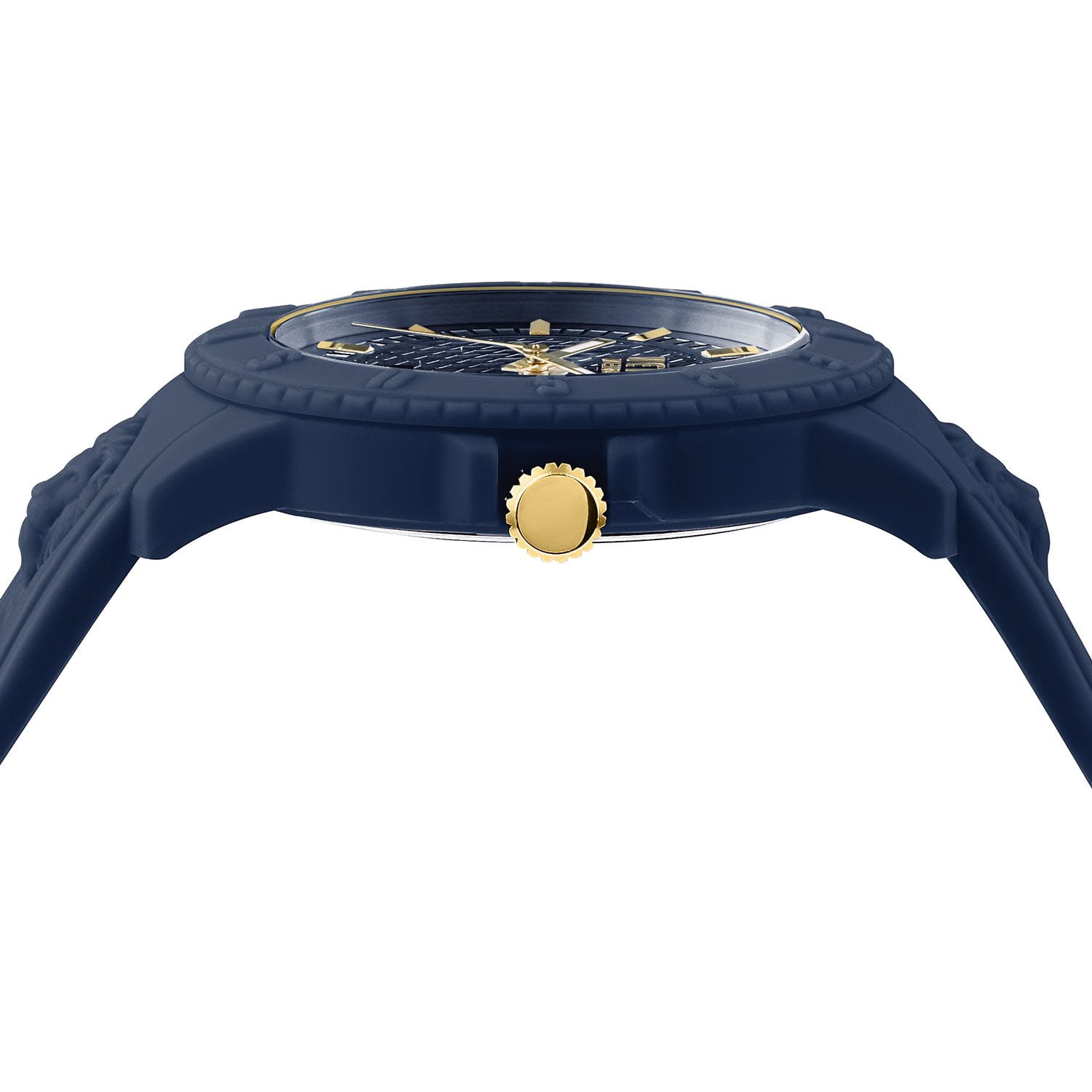 VERSUS VERSACE NWOT AUTHENTIC TOKYO RUBBER PURPLE STRAP & SILVER DESIGN WATCH Versus by Versace SGN060013 Unisex Tokyo Silver Dial Two  main image 3