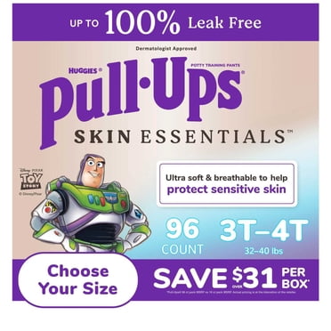 Pull-Ups, Skin Essentials Training Pants for Boys, Sizes 2T - 5T