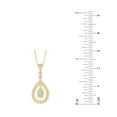 thumbnail image 3 of 0.46 CT. T.W. Round Cut Tear Drop Diamond Pendant Necklace in 14K Gold, 3 of 3