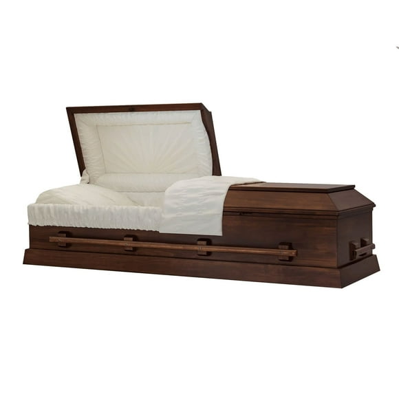 Titan Casket Pillar Wood Funeral Casket