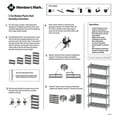 thumbnail image 13 of Member's Mark 5-Tier Heavy-Duty Shelf, 48"W x 20"D x 72"H, 13 of 14