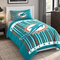 thumbnail image 4 of Logo Brands Miami Dolphins Comforter Set, 4 of 5