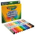 thumbnail image 4 of Crayola Washable Markers, Broad Point, Classic Colors, 12 Set, 4 of 5
