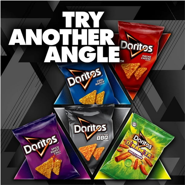 Doritos Nacho Cheese Flavored Tortilla Chips,