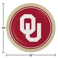 thumbnail image 2 of Collegiate Round Paper Plates, 10", 85 ct., Choose Your Team, 2 of 6