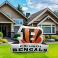 thumbnail image 2 of Logo Brands Cincinnati Bengals Pre-Lit 7’x10’ Team Inflatable, 2 of 6