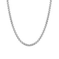 thumbnail image 1 of Oval Box Chain Necklace in Sterling Silver, 1 of 7