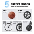 thumbnail image 2 of HOTO AIR PUMP XT,  15.75 inch high pressure hose,  5 modes high-speed inflator, 2 of 9