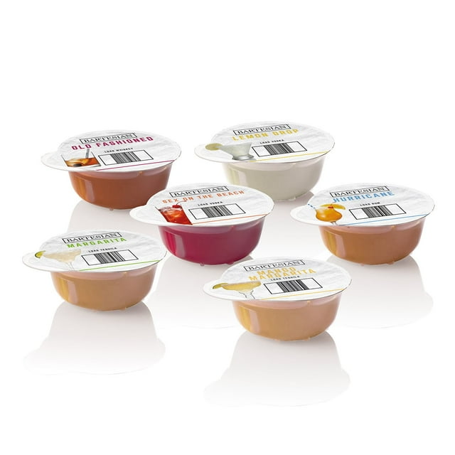 Bartesian Cocktail Mixer Capsules, Variety Pack of 30, Includes 6 Flavors