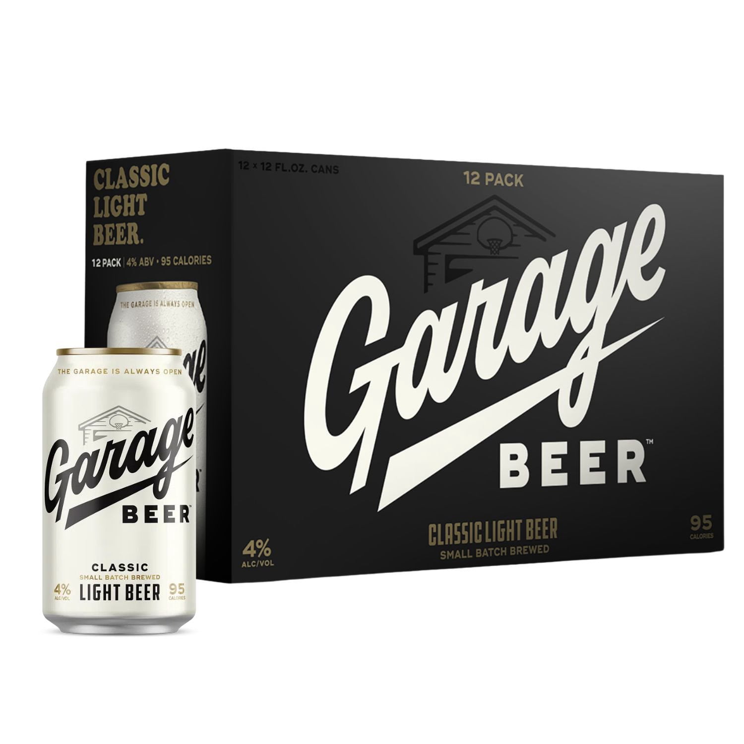 Garage Beer Light Lager Beer, 12 fl. oz. can, 12 pk. - Samsclub.com