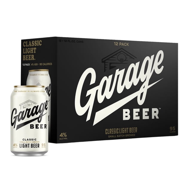 Garage Beer Light Lager Beer, 12 fl. oz. can, 12 pk. - Samsclub.com