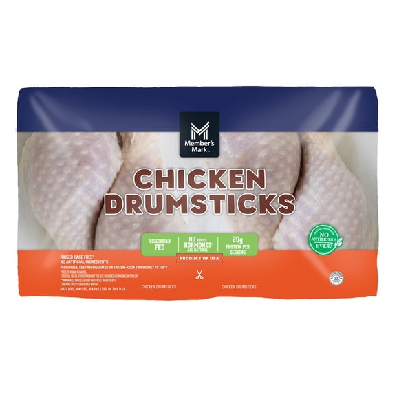 Member's Mark Chicken Drumsticks, priced per pound