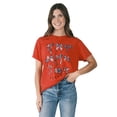 thumbnail image 1 of Mighty Fine Women's Americana Graphic T-Shirt, 1 of 8