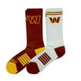 thumbnail image 2 of Washington Commanders Adult 2-Pack Crew Socks, 2 of 3