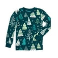 thumbnail image 4 of Member's Mark Toddler & Kids 2-Piece Super Soft Snugfit Holiday Pajamas, 4 of 7