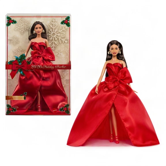 Barbie Signature 2026 Holiday Fashion Doll, Seasonal Collector