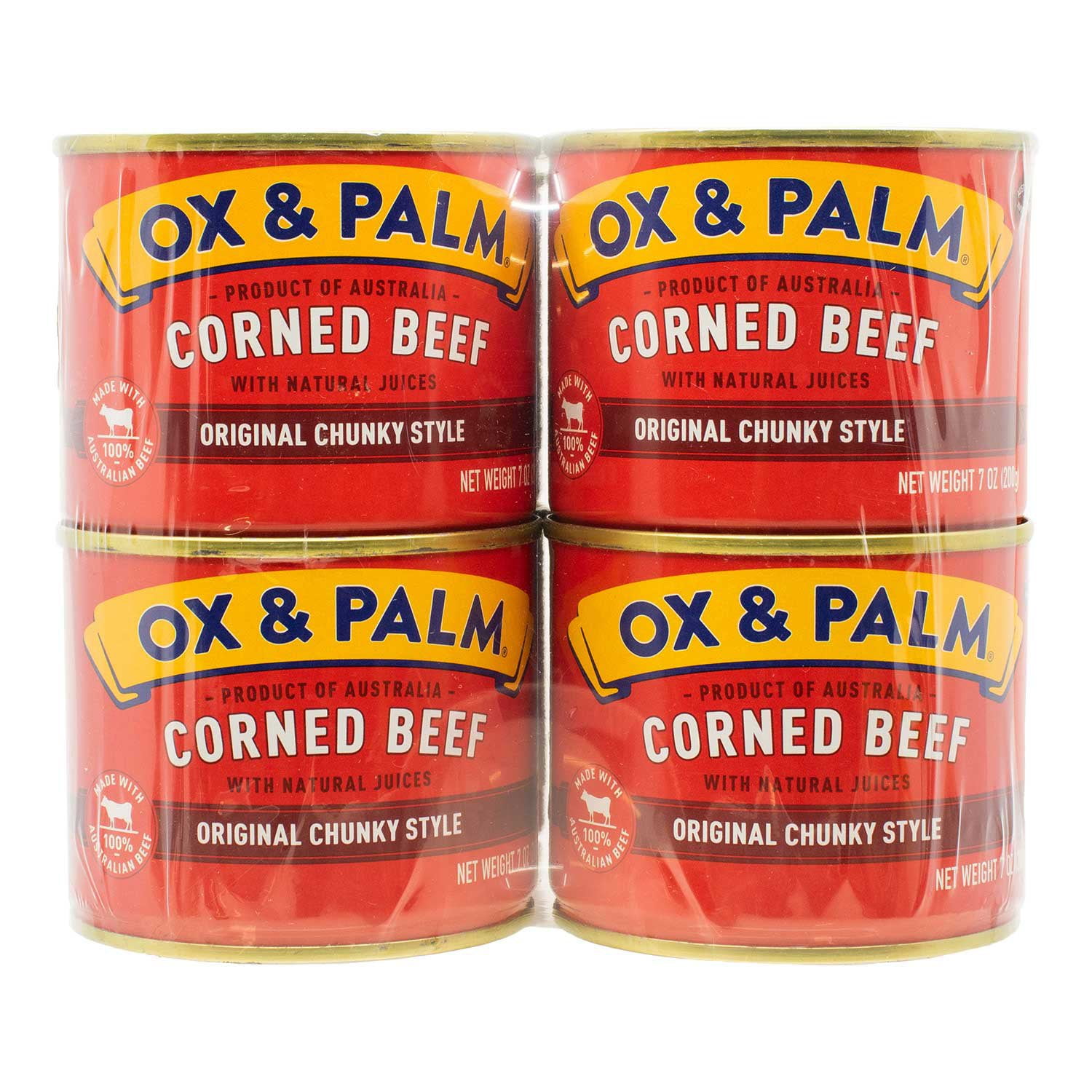 Ox & Palm Premium Corned Beef, 7 oz., 8 pk.