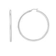 thumbnail image 2 of High Polish Hoop Earrings in 14K Gold, 2 of 5