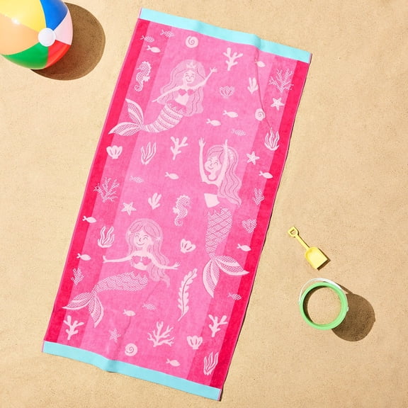 Member's Mark 2-Pack Kids Beach Towel, 30" x 60"