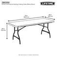 thumbnail image 12 of Lifetime 6' Commercial Grade Stacking Folding Table, Assorted Colors, 12 of 12