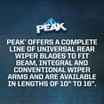 thumbnail image 5 of Peak Rear Wiper Blade - 10", 11", 12", 13", 14", 15", 16", 5 of 5