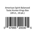 thumbnail image 1 of American Spirit Balanced Taste Hunter Kings Box Cigarettes 20 ct., 10 pk., 1 of 1