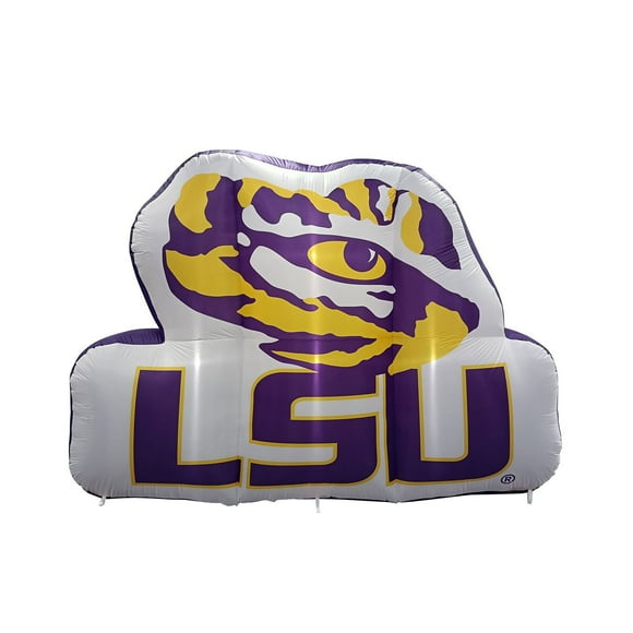 Logo Brands LSU Tigers Pre-Lit 7’x10’ Team Inflatable