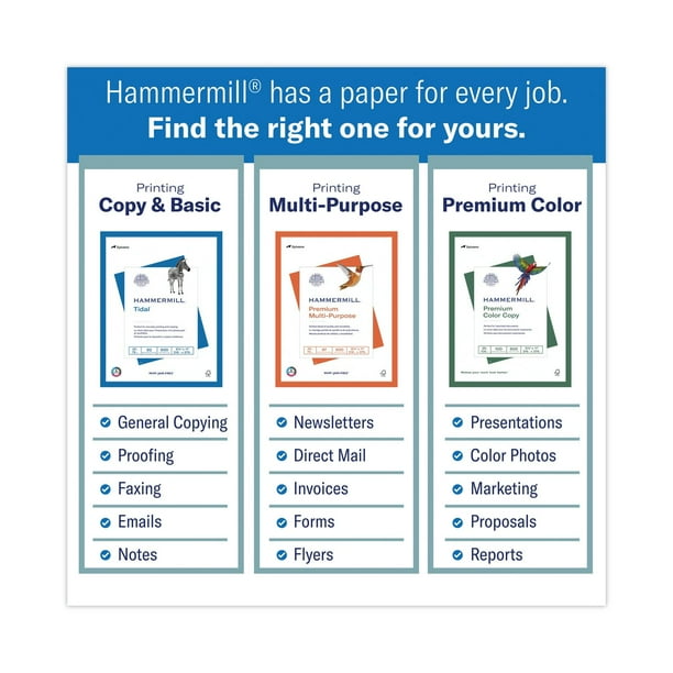 Hammermill - Laser Print Paper, 24lb, 98 Bright, 11 x 17
