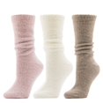 thumbnail image 1 of Cuddl Duds Women's 3Pk Cozy Slouch Sock, 1 of 4
