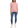 thumbnail image 3 of DKNY Ladies Puff Sleeve Sweater, 3 of 5