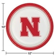 thumbnail image 2 of Collegiate Round Paper Plates, 10", 85 ct., Choose Your Team, 2 of 6