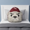 thumbnail image 2 of Logo Brands Alabama A&M Bulldogs Puff Pillow, 2 of 5