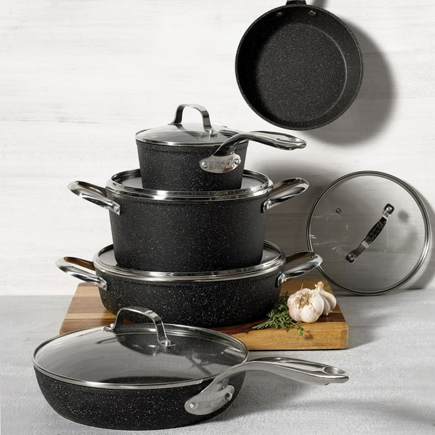 The Rock by Starfrit 10-Piece Cookware Set - Samsclub.com